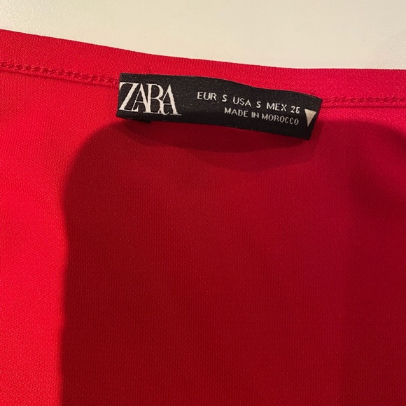 Zara Ruched Top Strawberry Pink (Small) - Picture 5 of 6
